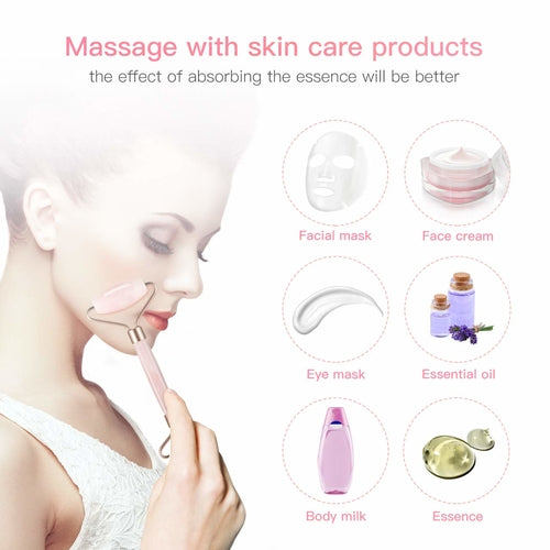 MyMassage Portable Crystal Double Head Roller Massager
